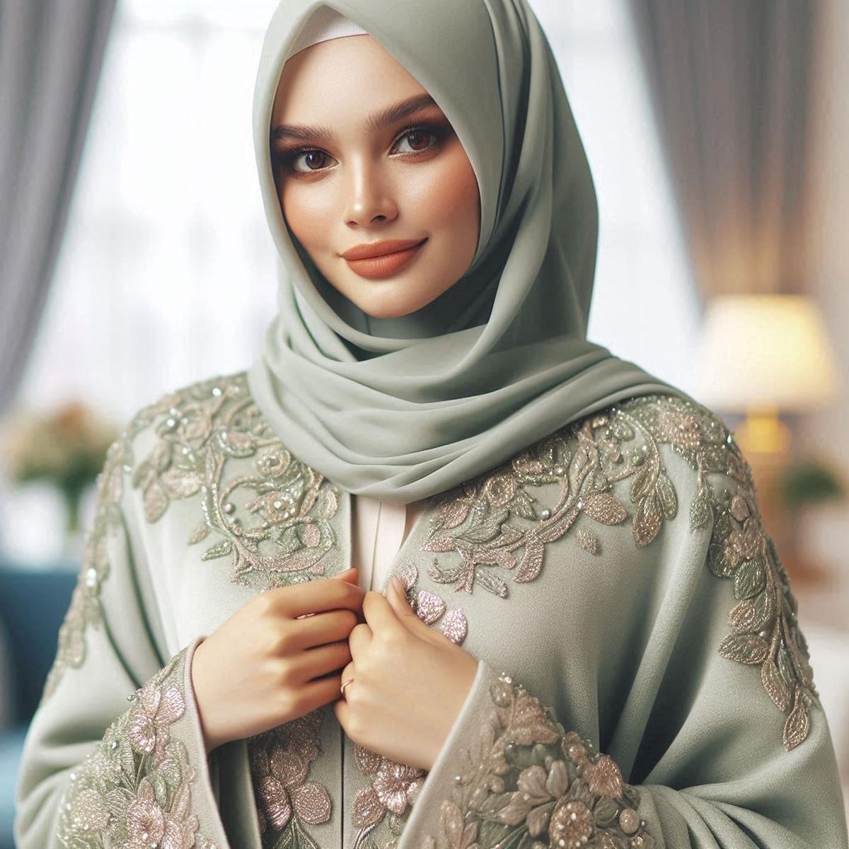 Tren Baju Lebaran 2025 Warna Sage Green