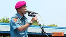 Citizen6, Surabaya: Komandan Korps Marinir Brigadir Jenderal TNI (Mar) A. Faridz Washington mengambil apel Khusus yang diikuti 3000 prajurit Marwiltim di Lapangan Apel Trian Sutedi Senaputra, Karang Pilang, Surabaya, Rabu (19/9). (Pengirim: Budi Abdillah)