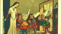 Ilustrasi Snow White dalam cerita yang terus berkembang di masyarakat sejak abad ke-17 (Wikipedia)