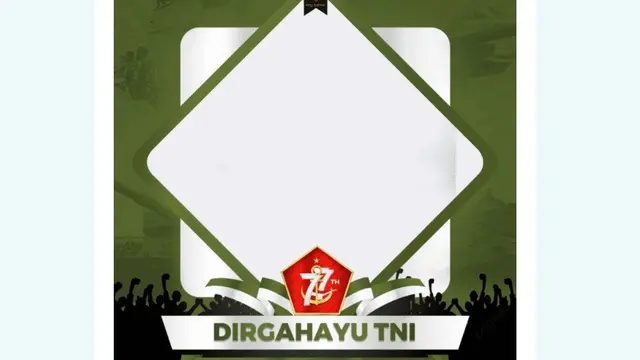 Twibbon HUT ke-77 TNI yang bisa dibuat hari ini, Rabu (5/10/2022) untuk semarakkan peringatan HUT ke-77 TNI.
