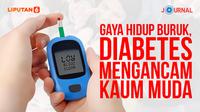 Gaya Hidup Buruk, Diabetes Mengancam Kaum Muda (Liputan6.com/Abdillah)