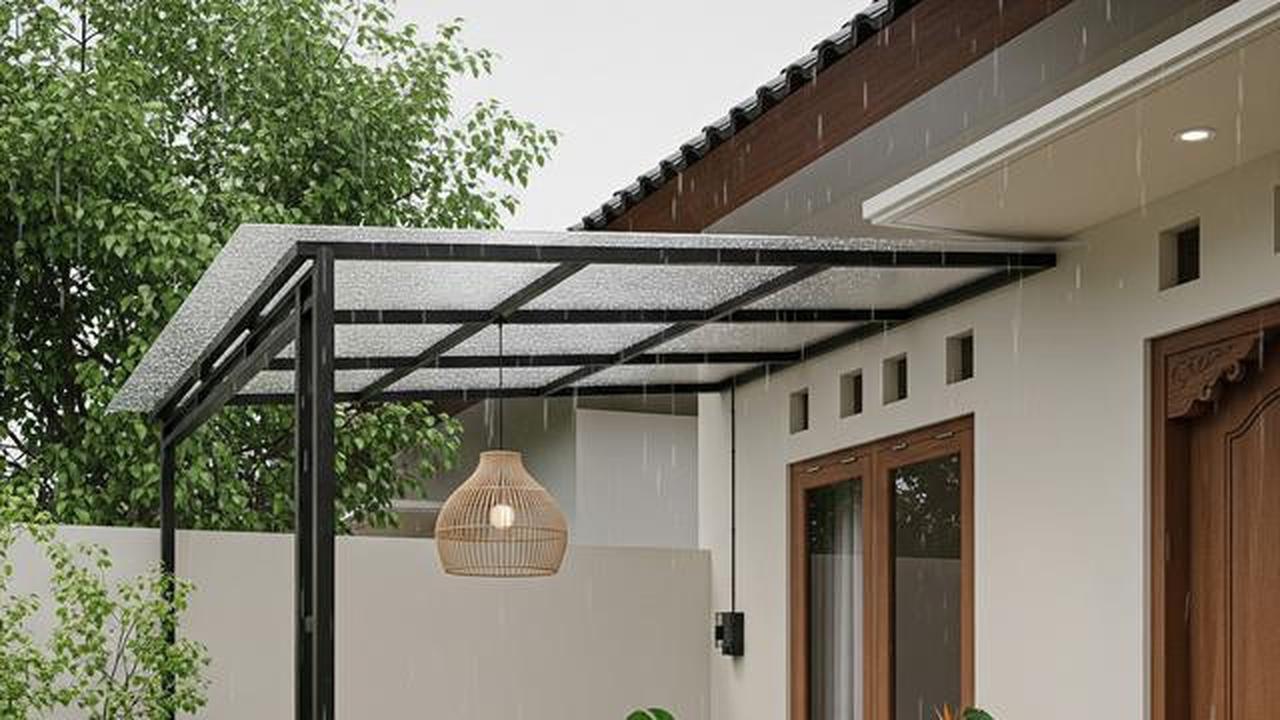 Desain Teras Rumah Estetis dan Fungsional, Dapat Menjaga Area Tetap Kering Meski Hujan
