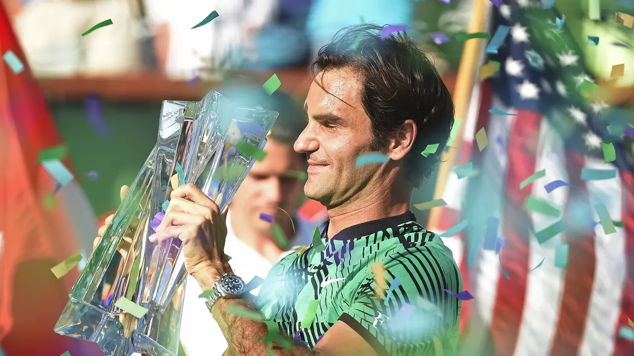 Petenis Swiss, Roger Federer menjuarai turnamen BNP Paribas Open, Indian Wells