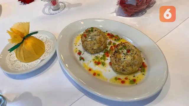 Sizzlin Blue Crab Cake di Ruth’s Chris Steak House.