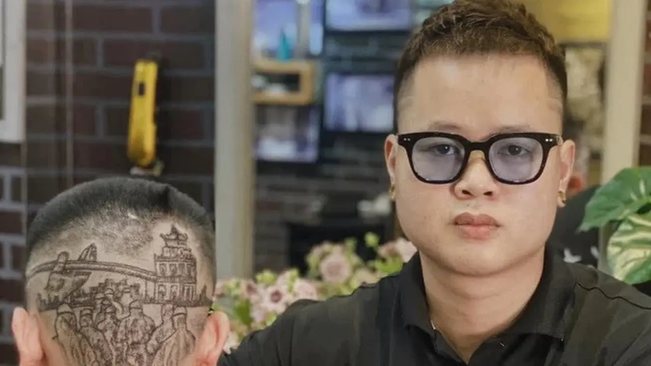 model rambut unik