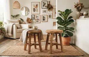 Kursi Stool Bulat, 6 Rekomendasi untuk Percantik Berbagai Ruangan