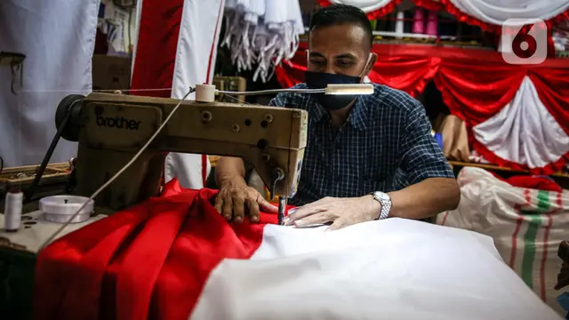 Penjualan Bendera Merah Putih Menurun