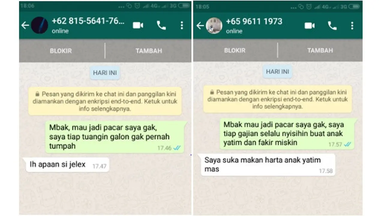 Netizen nembak cewek