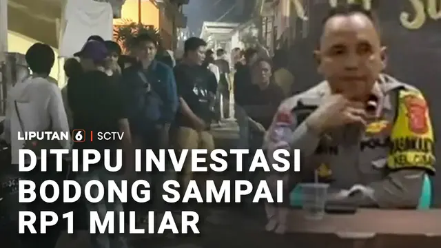 Kena Tipu Investasi Bodong Sampai Rp1 Miliar