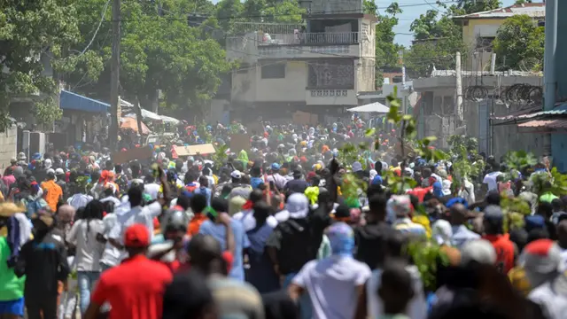 Protes Haiti