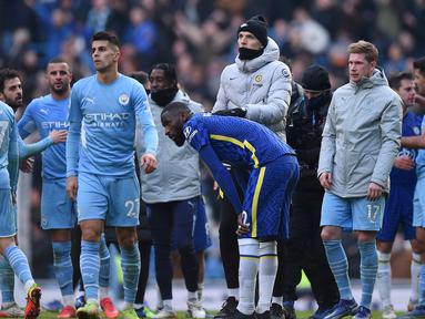 Kejutan besar terjadi akhir pekan lalu saat Chelsea takluk 1-4 dari Brentford di Liga Inggris. Secara keseluruhan, Brentford merupakan klub kelima yang mampu mengalahkan Chelsea musim 2021/2022 ini. Berikut daftar lengkap 5 klub penakluk Chelsea musim ini. (AFP/Oli Scarff)