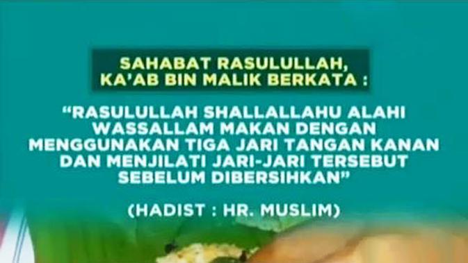 Karamah Hikmah Makan Dengan Tangan Ala Nabi Muhammad Saw Ramadan Liputan6 Com