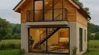 10 Desain Rumah Mezzanine di Desa yang Kini Populer di 2025, Perpaduan Modern dan Nuansa Alami