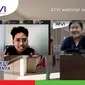 Production Head Division, Multiple Platform Perusahaan Film Negara (PFN), Rita M.Darwis, dalam webinar series 2 Akademi Televisi Indonesia (ATVI) dengan tema 'Membangun Kreativitas dan Inovasi melalui Video'. Dok: ATVI