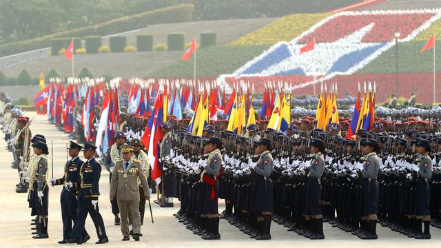 Peringatan HUT Angkatan Bersenjata Myanmar