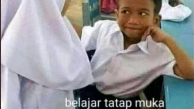 7 Potret Kocak Sekolah Tatap Muka Ala Warganet Ini Bikin Geleng Kepala