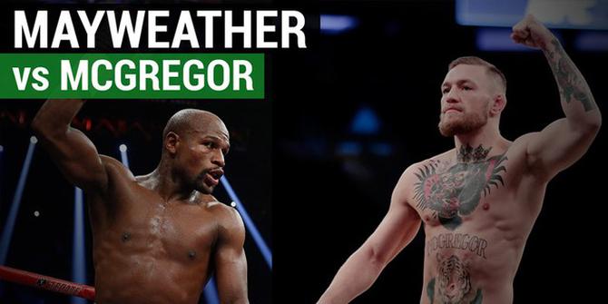 VIDEO: Resmi, Laga Floyd Mayweather Vs Conor McGregor pada 26 Agustus