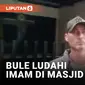 Bule Australia Maki-Maki dan Ludahi Imam di Masjid Al Muhajir Bandung