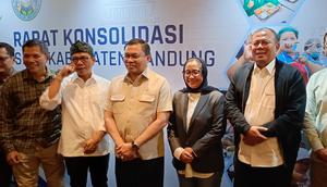 Wakil Ketua DPR Cucun Ahmad Syamsurijal (kedua dari kanan). (Liputan6.com/Arya Prakasa)