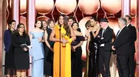 Daftar Pemenang Golden Globe Awards 2025, Dari Zoe Saldana hingga Demi Moore