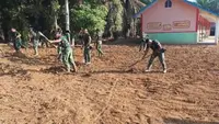 Sekolah dan Tempat Ibadah di Sumut Berangsur Dibersihkan TNI, Sebagian Besar Sudah Rampung