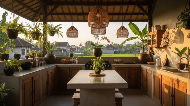 Inspirasi Dapur Terbuka untuk Slow Living di Kampung