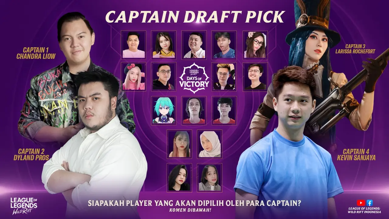 Kevin Sanjaya akan tampil sebagai Kapten Tim Wild Rift