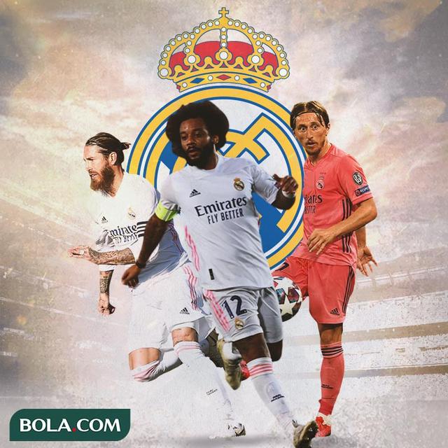 Real Madrid - Sergio Ramos, Marcelo, Luka Modric