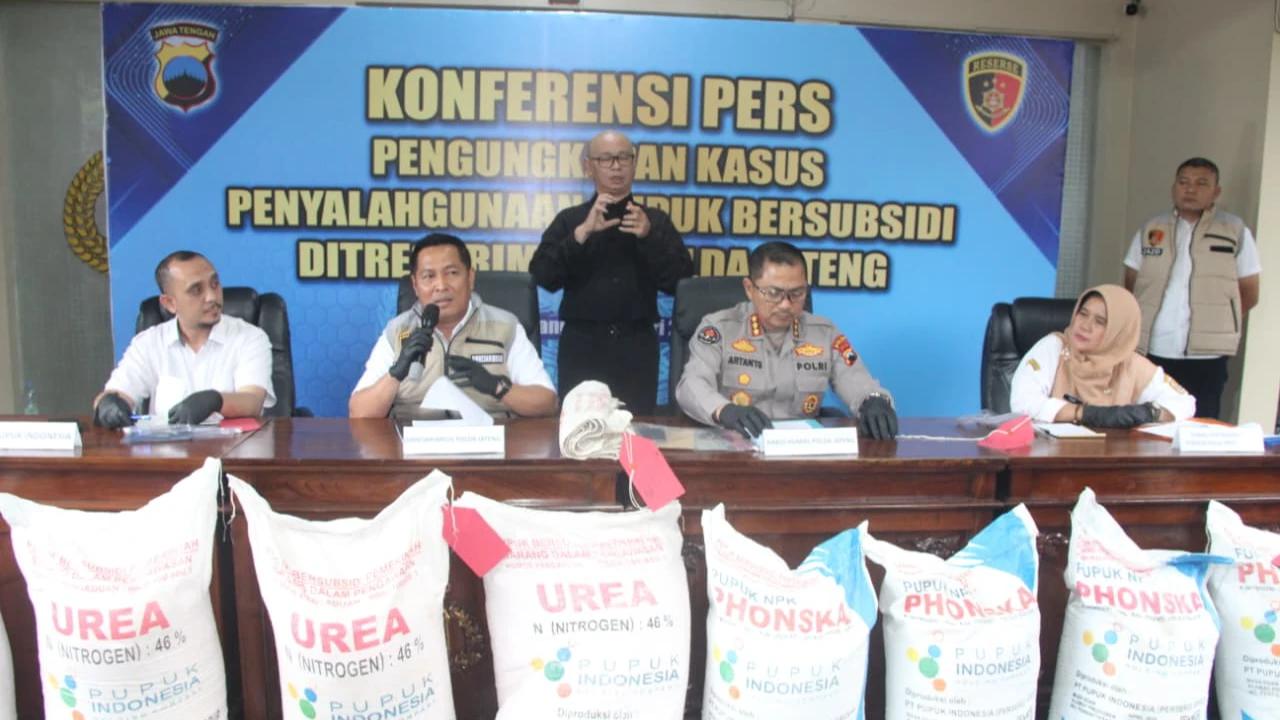Polisi Ungkap Penyalahgunaan Pupuk Subsidi, Tiga Orang Raup Keuntungan Rp6 Miliar