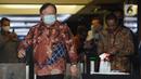 Menteri Riset dan Teknologi / Kepala Badan Riset Teknologi Inovasi Nasional (BRIN) Bambang Brodjonegoro usai melakukan pertemuan di gedung KPK, Jakarta, Selasa (16/6/2020). Pertemuan membahas mengenai hal terkait pendanaan penelitian riset teknologi inovasi. (merdeka.com/Dwi Narwoko)