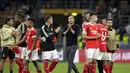 Inter Milan bermain imbang dengan Benfica dengan skor 3-3. (AP Photo/Luca Bruno)