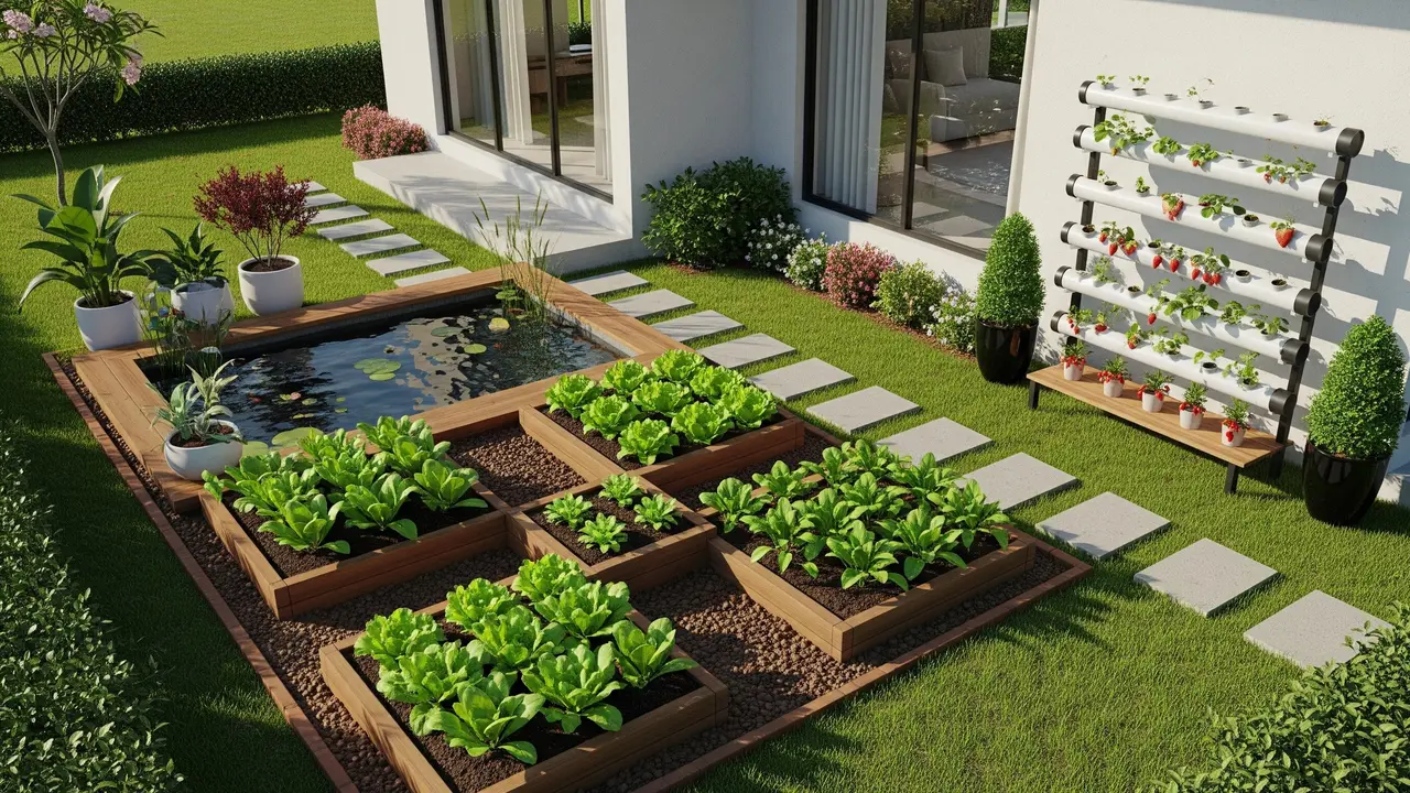 Cara Membuat Integrated Farming di Lahan 100 Meter Persegi/Gemini Ai