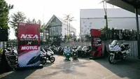 Bogor Ride with Motul x NSA Autoparts Diikuti Ratusan Skutik Modifikasi, Begini Keseruannya