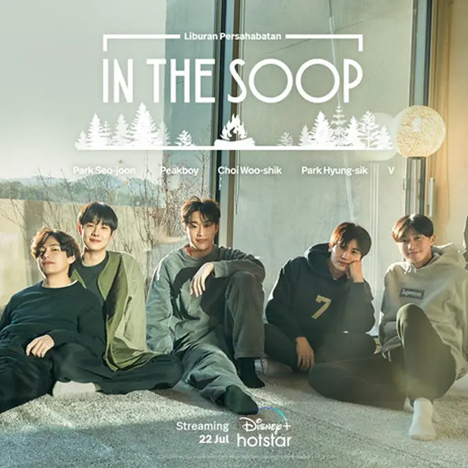 In The Soop: Friencation akan menghadirkan V BTS, Choi Woo Sik, Peakboy, Park Hyung Sik, dan Park Seo Joon