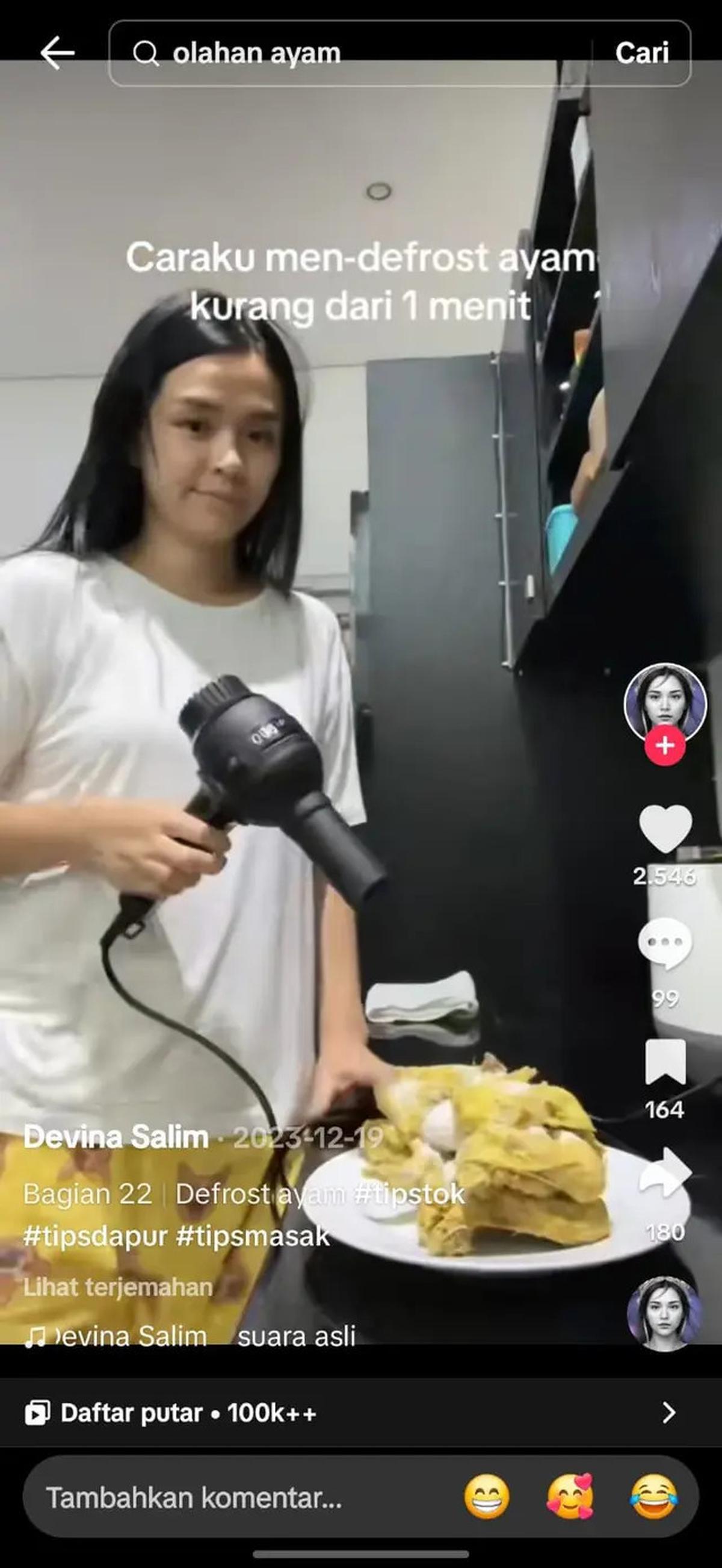 Cara Mencairkan Ayam Beku dalam 1 Menit, Hanya Gunakan Alat Ini