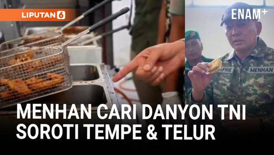 Menhan Sjafrie Panggil Danyon Lihat Minyak Goreng Hitam & Tempe Kecil di Dapur TNI