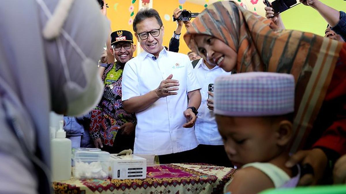 KLB Campak Sumenep, Menkes Budi Targetkan 70 Ribu Anak Diimunisasi