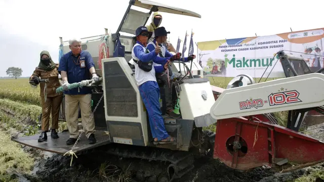 PT Pupuk Indonesia (Persero) mengungkapkan Program Makmur berhasil meningkatkan produktivitas petani hingga 44 persen