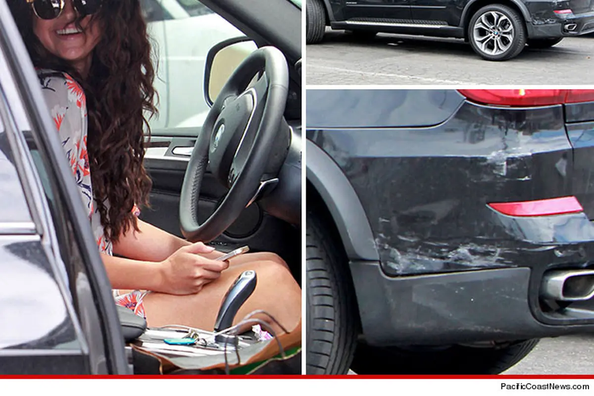 Gara-gara Paparazi, Selena Gomez Rusak BMW X5
