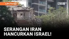 Hancur! Serangan Udara Iran Tembus dan Hancurkan Apartemen di Israel