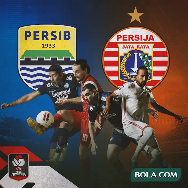 Piala Menpora - Duel Gelandang Persib Bandung Vs Persija Jakarta