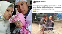 Viral Perjuangan Pria Rawat Istrinya yang Sakit, Kesetiaannya Bikin Haru. (Sumber: Facebook/Damar Kuncoro)