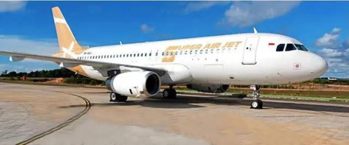 Pesawat Super Air Jet Rute Lombok-Jakarta Mendarat Darurat di Bandara Juanda Surabaya,ApaPenyebabnya?