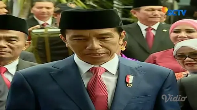 Pimpin upacara peringatan Hari Kesaktian Pancasila di Lubang Buaya, Jakarta Timur, Jokowi tegaskan PKI dilarang di Indonesia.
