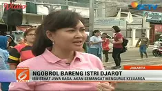 Happy Farida istri Calon Wakil Gubernur DKI Djarot Saiful menginginkan kaum wanita sehat dan semangat