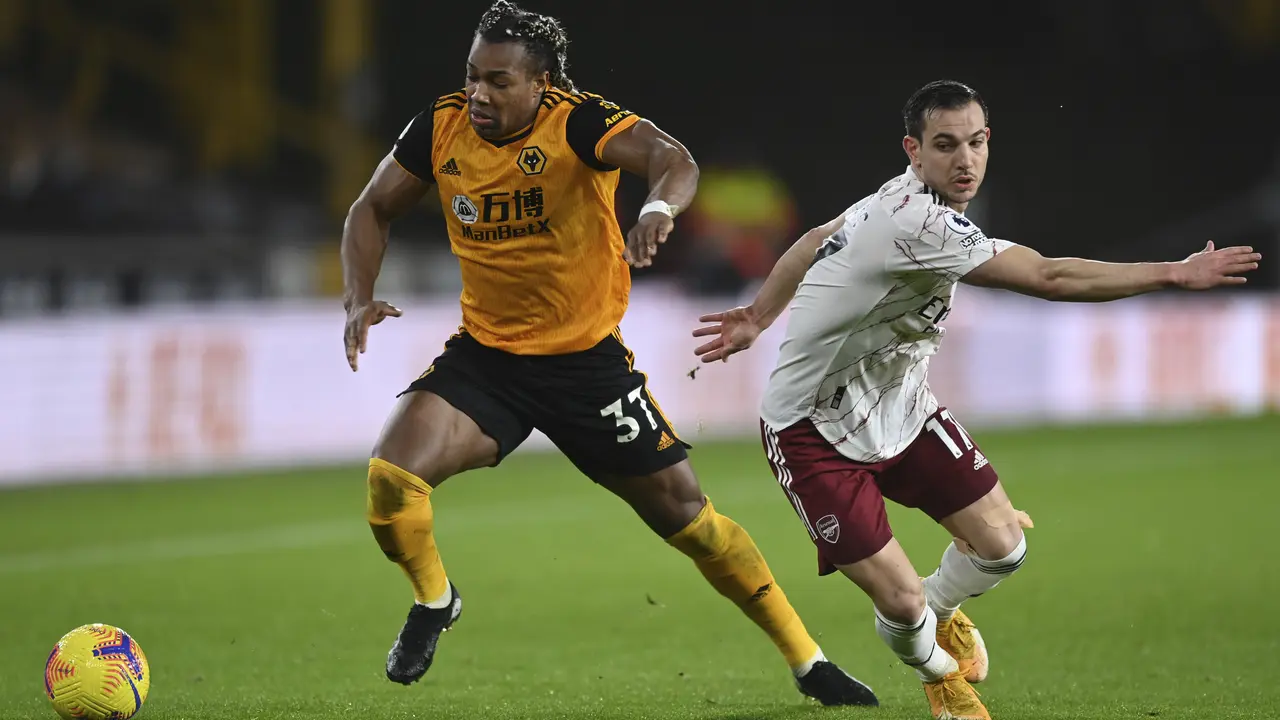 Wolves vs Arsenal di Liga Inggris