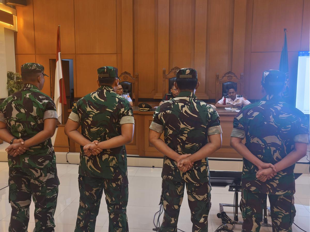 Sidang Kasus Penyiraman Air Keras Andrie Yunus, 4 Prajurit TNI Jadi Terdakwa Bacakan Nota Pembelaan