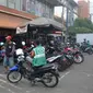 Salah satu titik parkir di Pasar Besar Kota Malang yang kelola Dinas Perhubungan (Liputan6.com/Zainul Arifin)