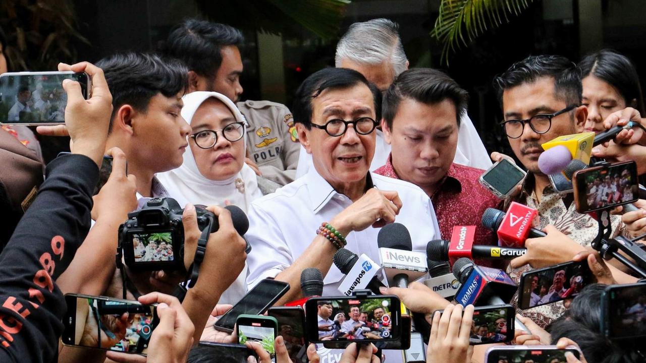 KPK Periksa Mantan Menkumham Yasonna Laoly selama 7 Jam, Salah Satunya soal Pelarian Harun Masiku