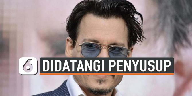 VIDEO: Mansion Johnny Depp Didatangi Penyusup, Sampai Numpang Mandi